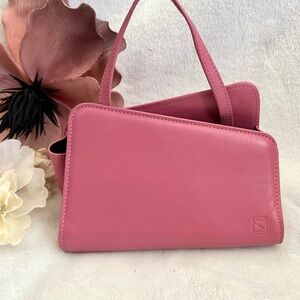 Yuzefi Pink Slant Mini Tote shoulder bag